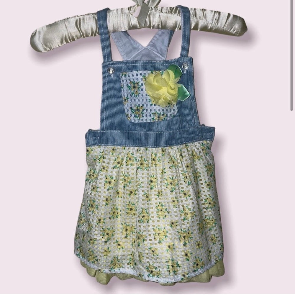 NWOT 3t overall dress